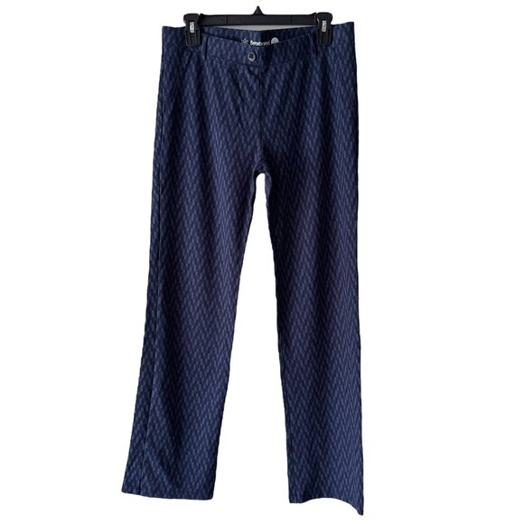 Betabrand Chevron Print Bootcut Yoga Pants - Picture 2 of 10